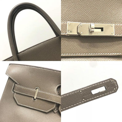 Hermes Handbag Birkin 40 Vaux Epson Svhardware Etoupe Brown