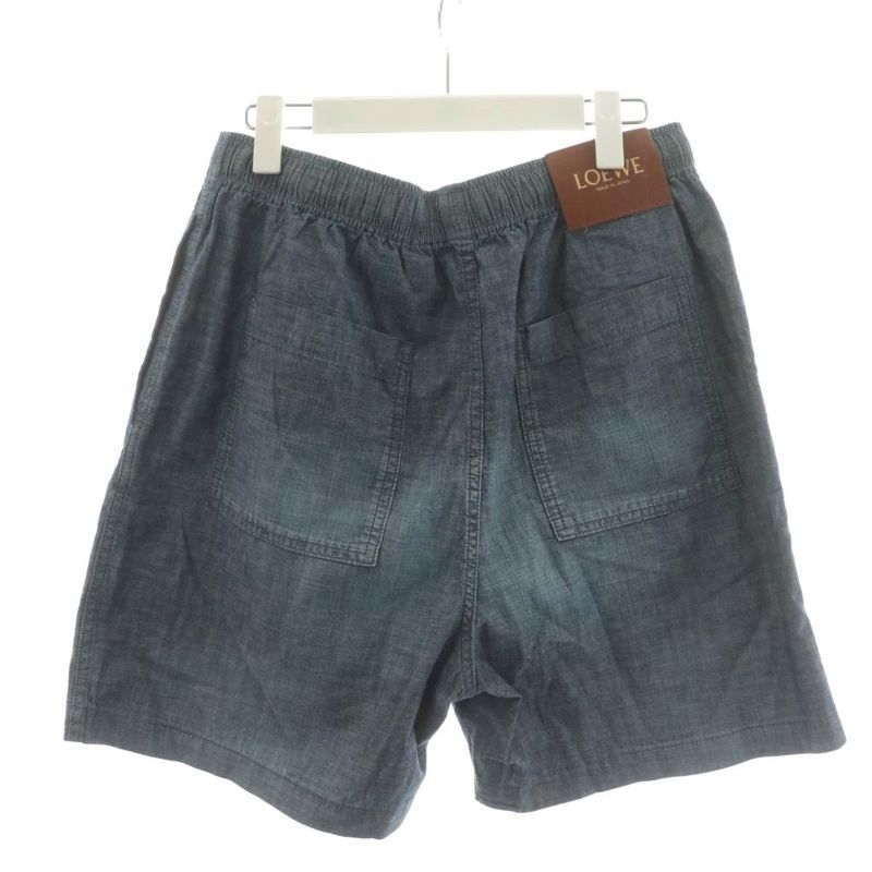 Loewe Shorts Half Pants Cotton L Navy Blue Navy H526y11w95 AN58 AA