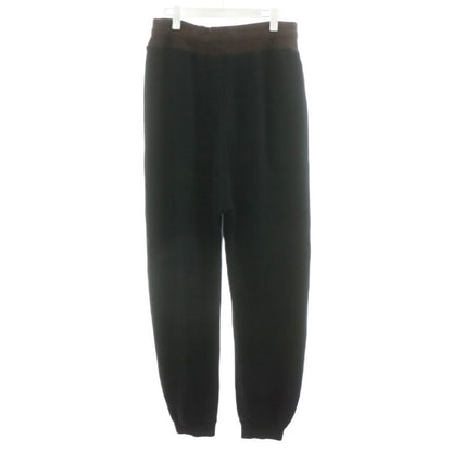 Loewe Anagram Sweatpants Jogger Pants Cotton Silk Blend Cashmere Blend M Black