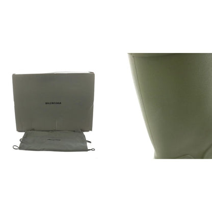 Balenciaga X Crocs 22SS Clog Boot 2.0 Army Green Clog Boots Long Boots Logo