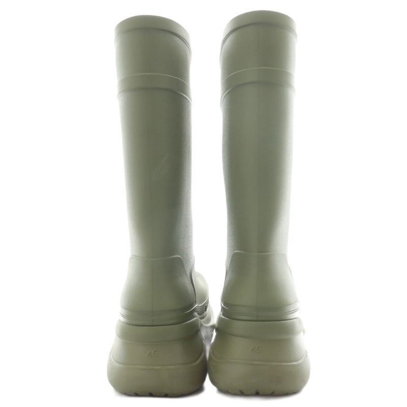 Balenciaga X Crocs 22SS Clog Boot 2.0 Army Green Clog Boots Long Boots Logo