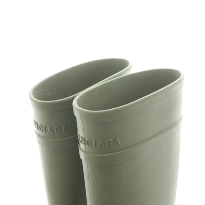 Balenciaga X Crocs 22SS Clog Boot 2.0 Army Green Clog Boots Long Boots Logo