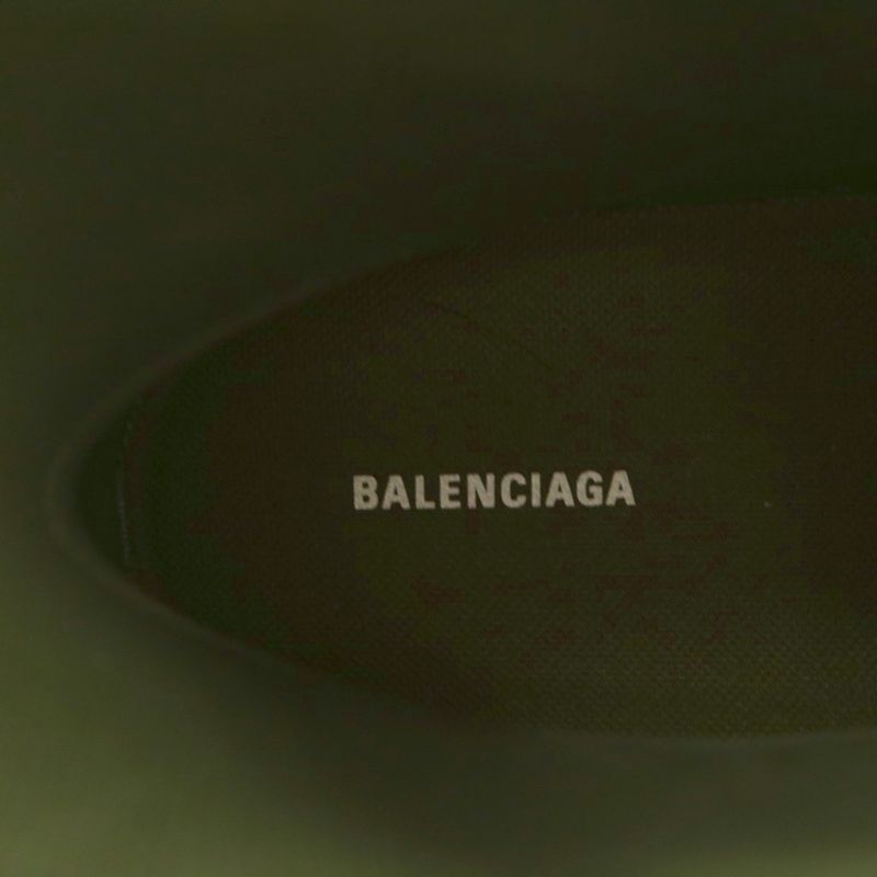 Balenciaga X Crocs 22SS Clog Boot 2.0 Army Green Clog Boots Long Boots Logo