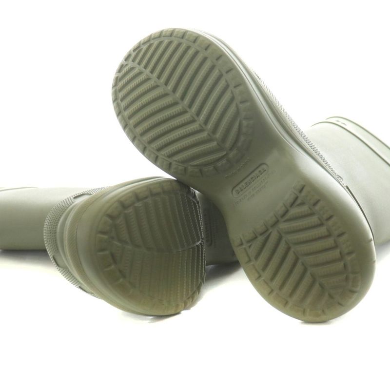 Balenciaga X Crocs 22SS Clog Boot 2.0 Army Green Clog Boots Long Boots Logo