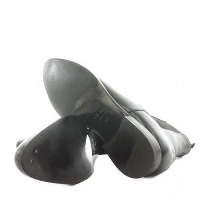 Celine Chelsea Boots Side Gore Boots Short Boots Pointed Toe Heel Leather 43