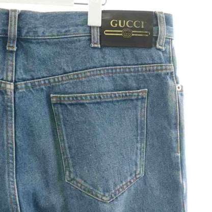 Gucci Denim Pants Jeans G Pants Zipper Fly 38 Blue 623953 Xdbbq AN23 AA