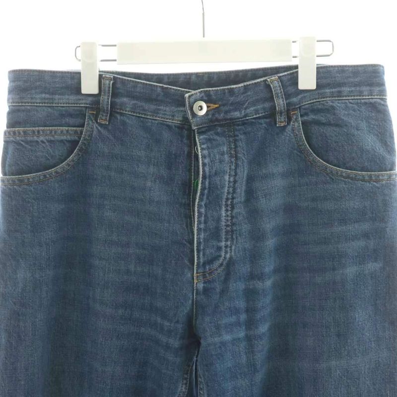 Bottega Veneta 23AW Medium Washed Denim Pants Jeans G-pants 48 Blue 710238