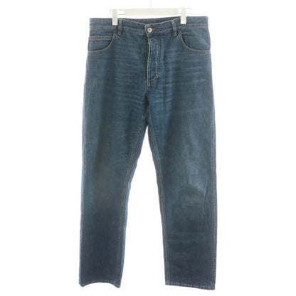 Bottega Veneta 23AW Medium Washed Denim Pants Jeans G-pants 48 Blue 710238