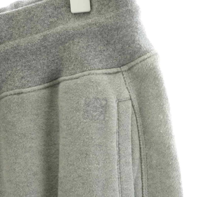 Loewe Anagram Sweatpants Jogger Pants Logo Embroidery Cashmere Blend M Gray