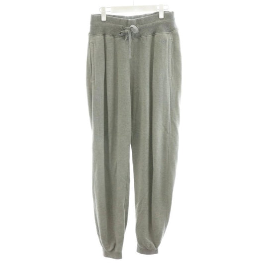 Loewe Anagram Sweatpants Jogger Pants Logo Embroidery Cashmere Blend M Gray
