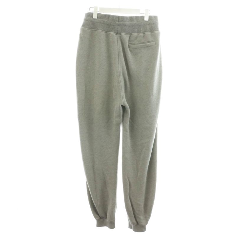 Loewe Anagram Sweatpants Jogger Pants Logo Embroidery Cashmere Blend M Gray