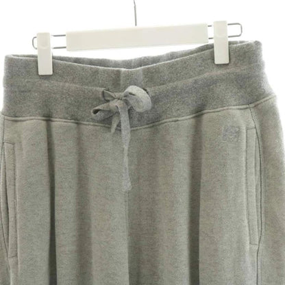 Loewe Anagram Sweatpants Jogger Pants Logo Embroidery Cashmere Blend M Gray