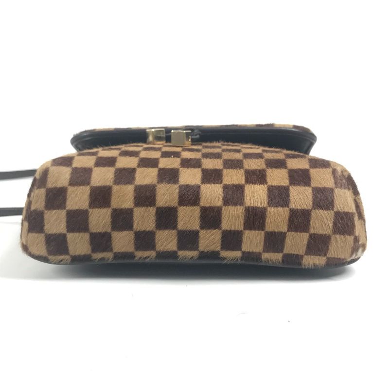 Louis Vuitton Shoulder Bag Gazelle M92130 Halaco/leather Ebène Brown