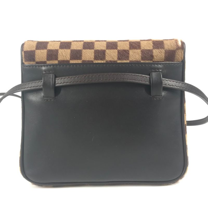 Louis Vuitton Shoulder Bag Gazelle M92130 Halaco/leather Ebène Brown