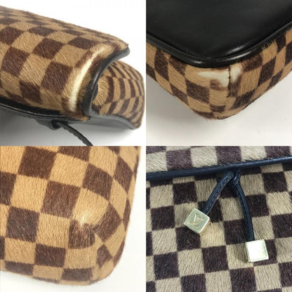 Louis Vuitton Shoulder Bag Gazelle M92130 Halaco/leather Ebène Brown