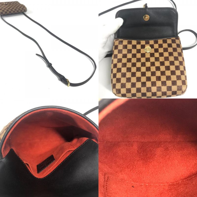 Louis Vuitton Shoulder Bag Gazelle M92130 Halaco/leather Ebène Brown