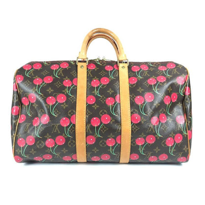 Louis Vuitton Boston Bag Keepall 45 Keepall 45 M95011 Monogram Cherry Canvas