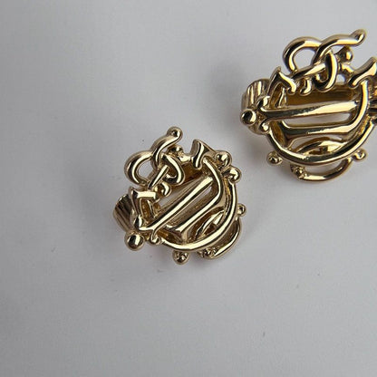 Christian DIOR Accessories Earrings Gold Vintage Women