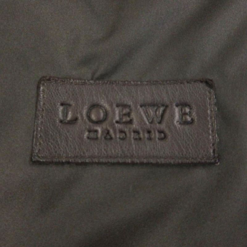 Loewe Lamb Leather Coat Jacket Brown 48 Approx M Ibo81 1107