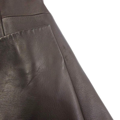 Loewe Lamb Leather Coat Jacket Brown 48 Approx M Ibo81 1107