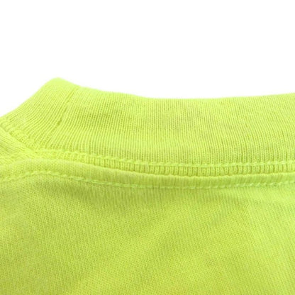 Balenciaga 20SS Campaign Logo Oversize T-shirt Cut And Sleeved Short Yellow XS