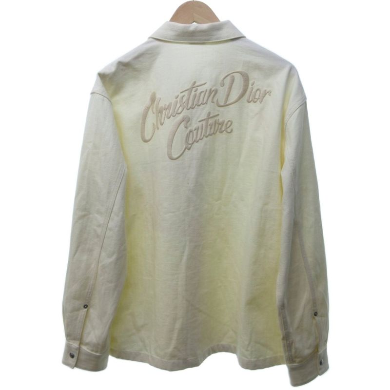 Dior Homme Dior Homme Atelier Line Coach Jacket Cotton Denim With Herringbone