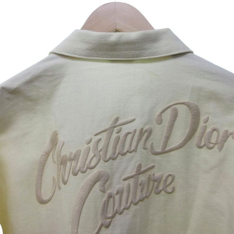 Dior Homme Dior Homme Atelier Line Coach Jacket Cotton Denim With Herringbone