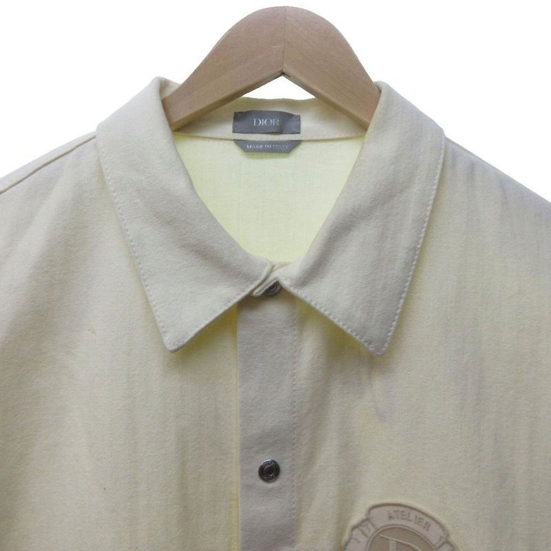 Dior Homme Dior Homme Atelier Line Coach Jacket Cotton Denim With Herringbone