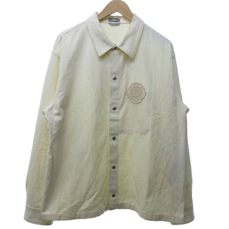 Dior Homme Dior Homme Atelier Line Coach Jacket Cotton Denim With Herringbone