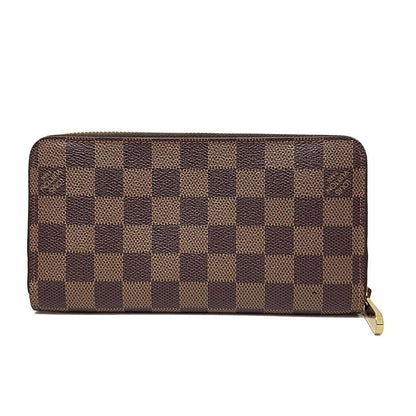 Louis Vuitton Long Wallet Damier Zippy Wallet N60015 Ebène