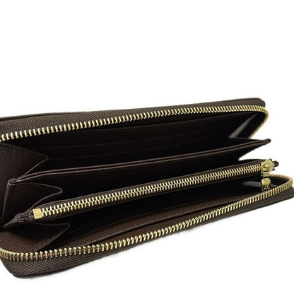 Louis Vuitton Long Wallet Damier Zippy Wallet N60015 Ebène