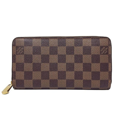 Louis Vuitton Long Wallet Damier Zippy Wallet N60015 Ebène