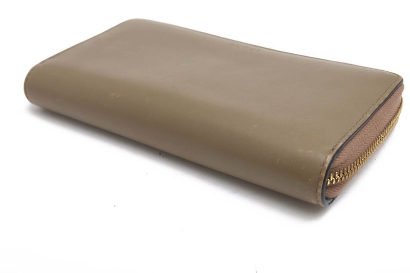 Gucci Women Wallet Women Leather Genuine Leather Beige 453158 Nymphaea Long