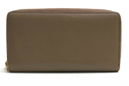 Gucci Women Wallet Women Leather Genuine Leather Beige 453158 Nymphaea Long