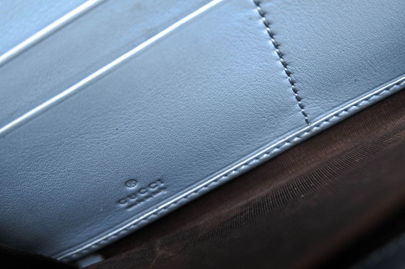 Gucci Women Wallet Women Leather Genuine Leather Beige 453158 Nymphaea Long