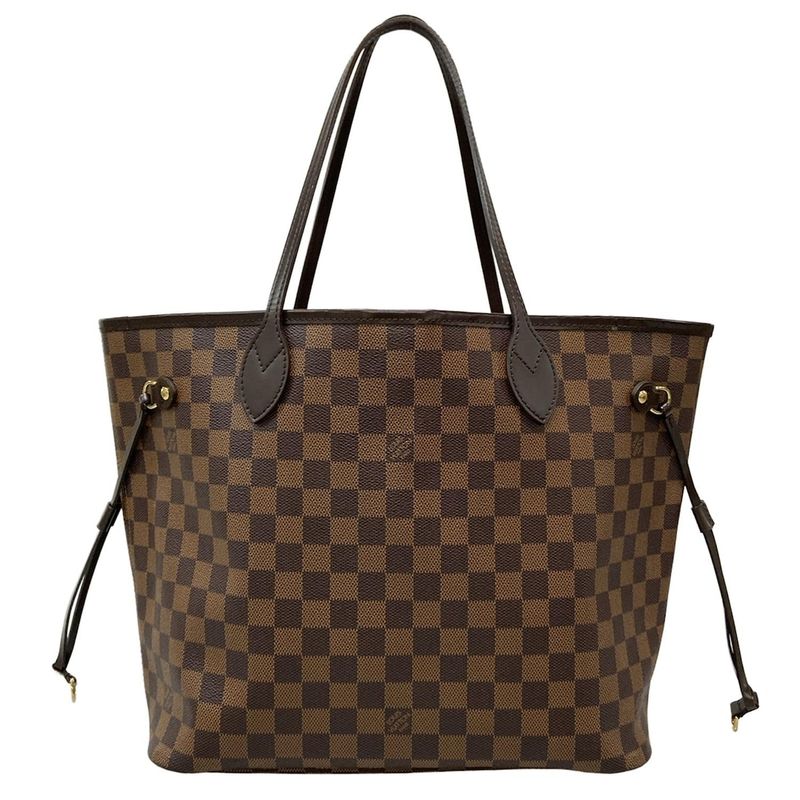 Louis Vuitton Damier Neverfull MM N41358 Ebène Tote Bag