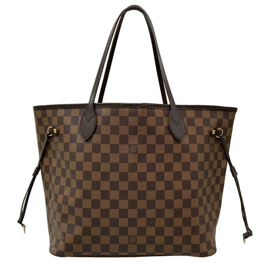 Louis Vuitton Damier Neverfull MM N41358 Ebène Tote Bag