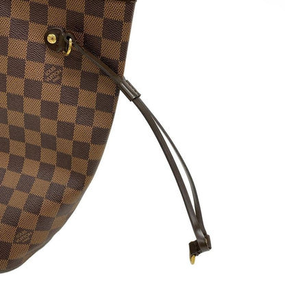 Louis Vuitton Damier Neverfull MM N41358 Ebène Tote Bag