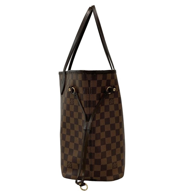 Louis Vuitton Damier Neverfull MM N41358 Ebène Tote Bag