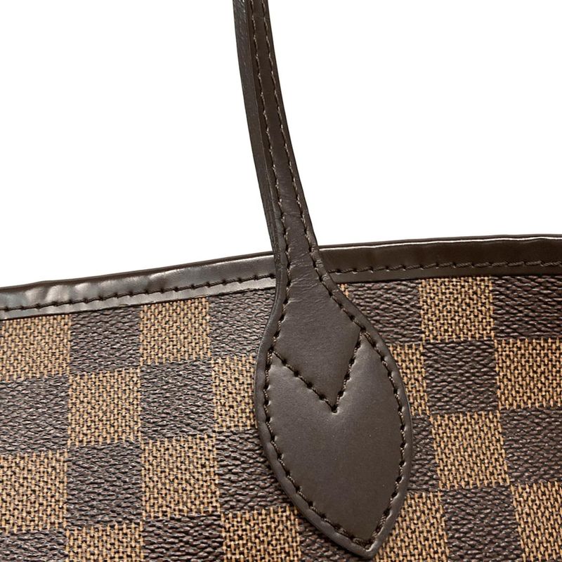 Louis Vuitton Damier Neverfull MM N41358 Ebène Tote Bag