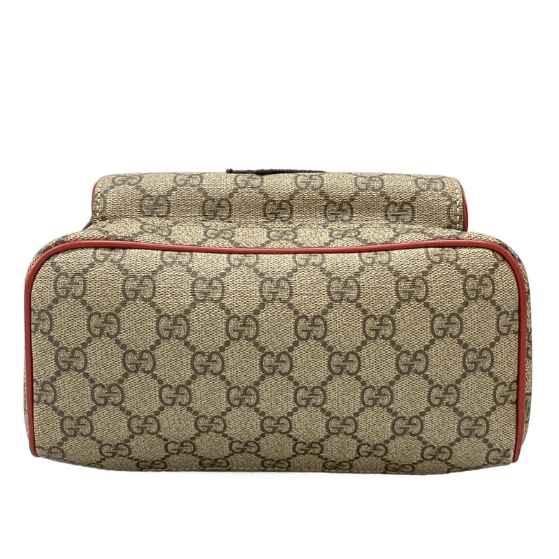 Gucci Backpack Sac GG Plus GG Supremesherry (web) 427042 Gray Beige X Dark Gray