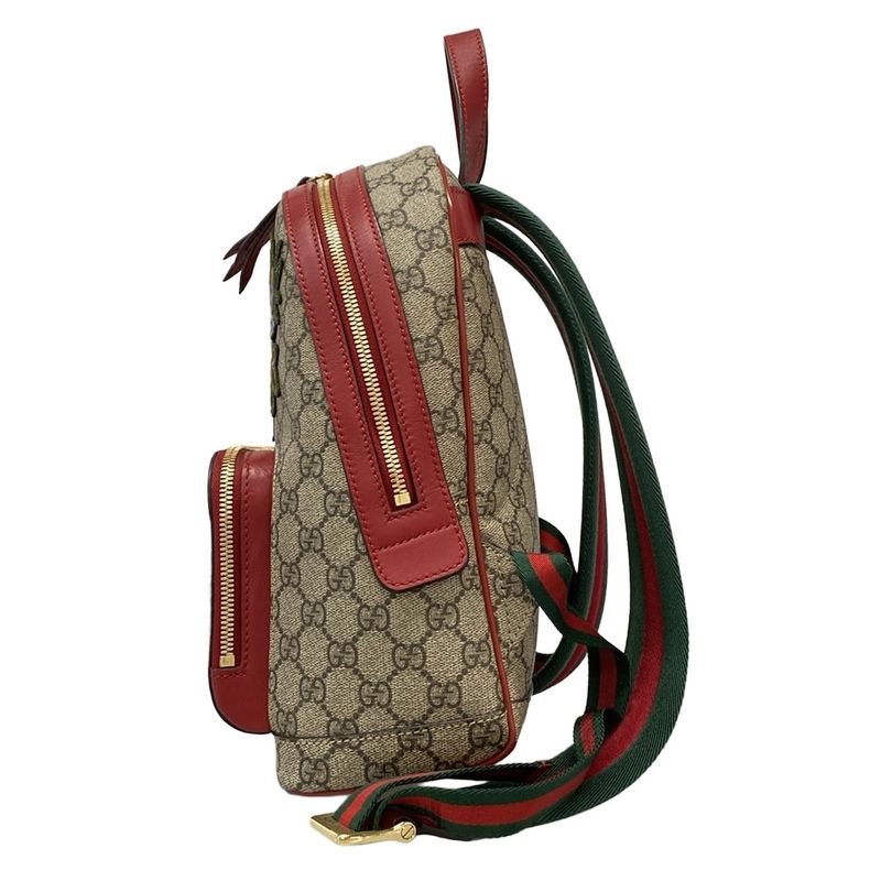 Gucci Backpack Sac GG Plus GG Supremesherry (web) 427042 Gray Beige X Dark Gray