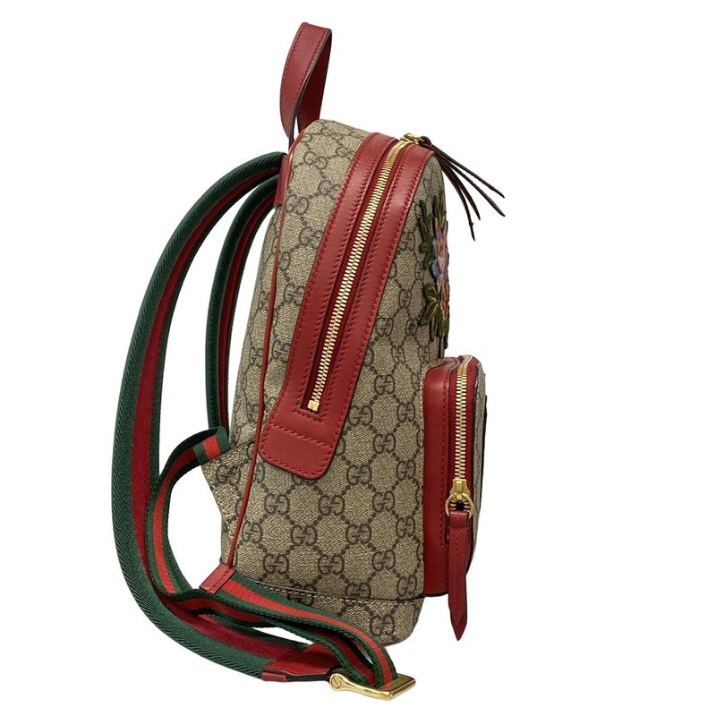 Gucci Backpack Sac GG Plus GG Supremesherry (web) 427042 Gray Beige X Dark Gray