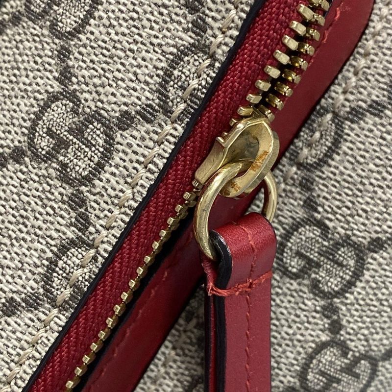 Gucci Backpack Sac GG Plus GG Supremesherry (web) 427042 Gray Beige X Dark Gray