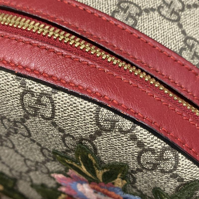 Gucci Backpack Sac GG Plus GG Supremesherry (web) 427042 Gray Beige X Dark Gray