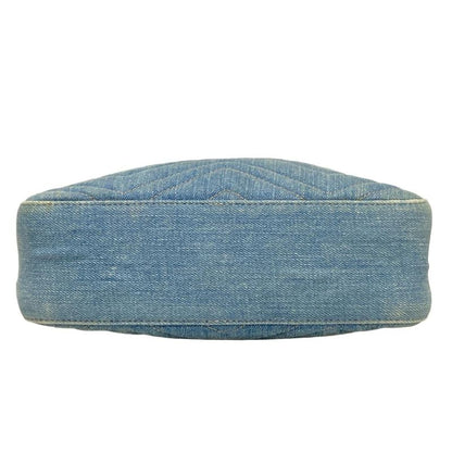 Gucci Shoulder Bag GG Marmont 447632 Light Blue And Blue Chain Shoulder/faux