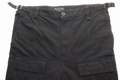 Balenciaga 23AW Flared Cargo Pants Black M 768810 Tkp27 Flared Cargo Long Pants