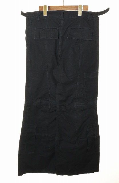 Balenciaga 23AW Flared Cargo Pants Black M 768810 Tkp27 Flared Cargo Long Pants