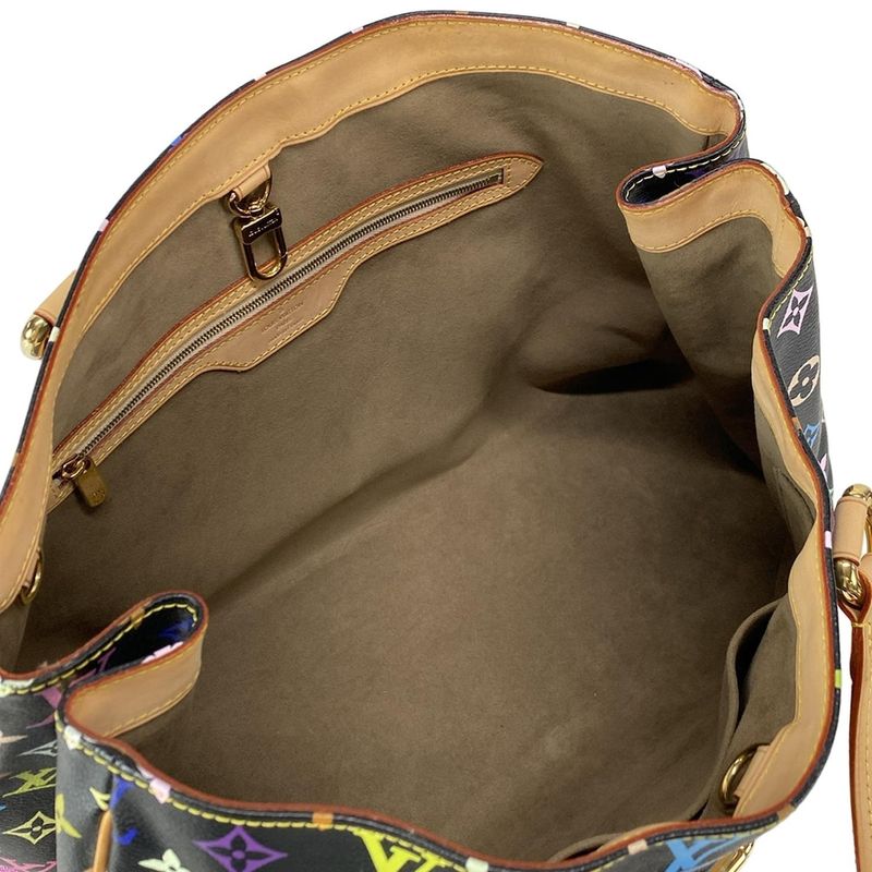 Louis Vuitton Shoulder Bag Monogram Multicolor Aurelia MM M40095 Noir Black