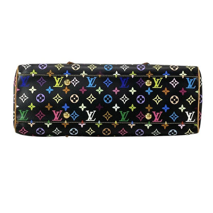 Louis Vuitton Shoulder Bag Monogram Multicolor Aurelia MM M40095 Noir Black